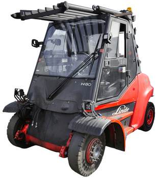 Wózek widłowy podnośnikowy H80T-02/900 podnośnik STANDARD 8000KG LPG kamera pełna kabina