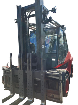 Wózek widłowy podnośnikowy Linde H70T EVO 7TON pełna kabina LPG TRIPLEX