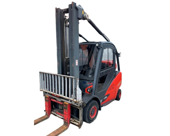 Wózek widłowy Linde H35T EVO maszt TRIPLEX ogrzewanie system jazdy dwupedałowy LPG