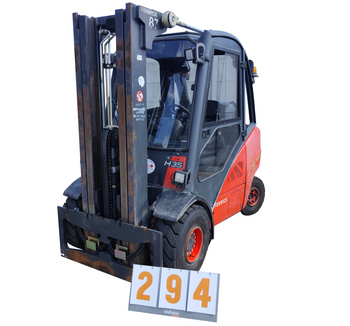 Wózek widłowy Linde H35T-01 maszt STANDARD 2011r 3500kg 3.5T LPG