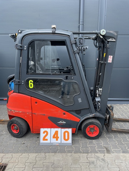 Używany wózek widłowy Linde H14T 2019r pełna kabina LPG